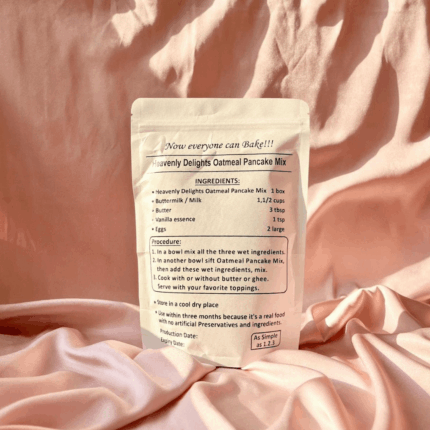 Heavenly Delights Oatmeal Pancake Mix for healthy and delicious homemade pancakes
